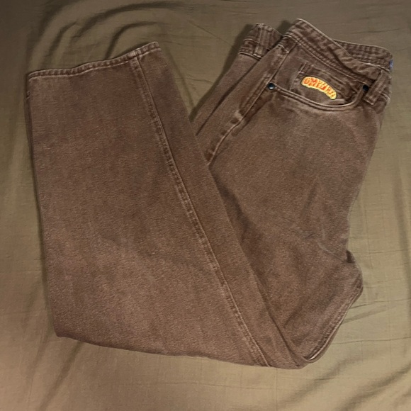 Empyre Loose Fit Brown Jeans - Picture 2 of 5